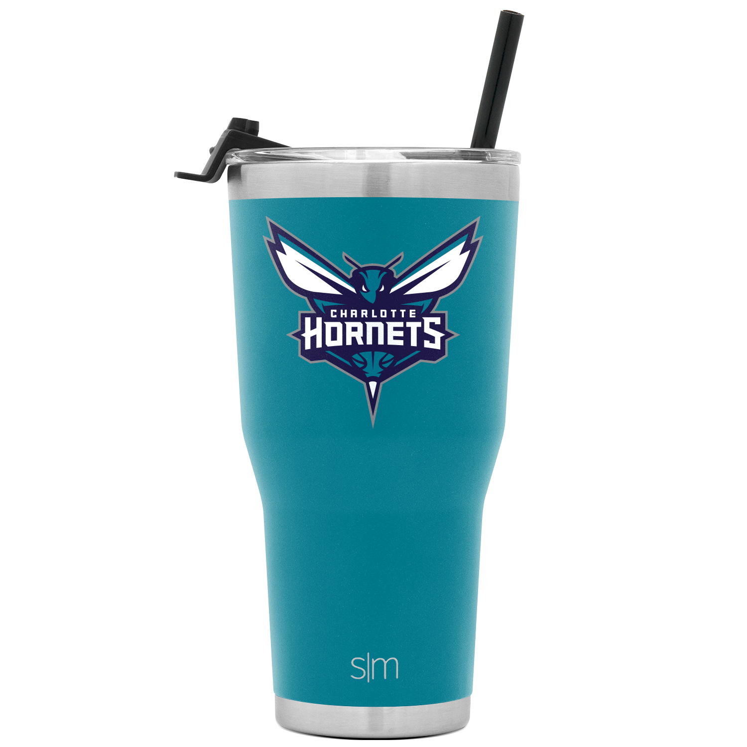 NBA Cruiser Tumbler with Flip Lid and Straw - Charlotte Hornets