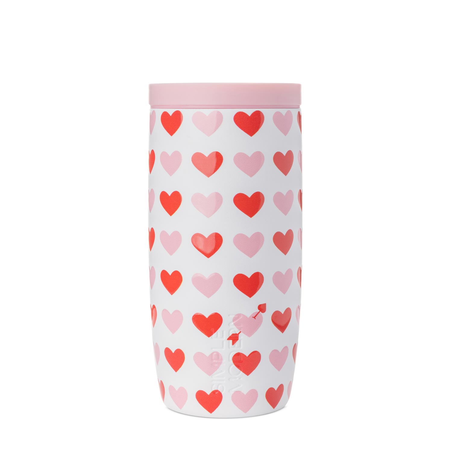Voyager Tumbler - Signature - 16oz / Hearts on White