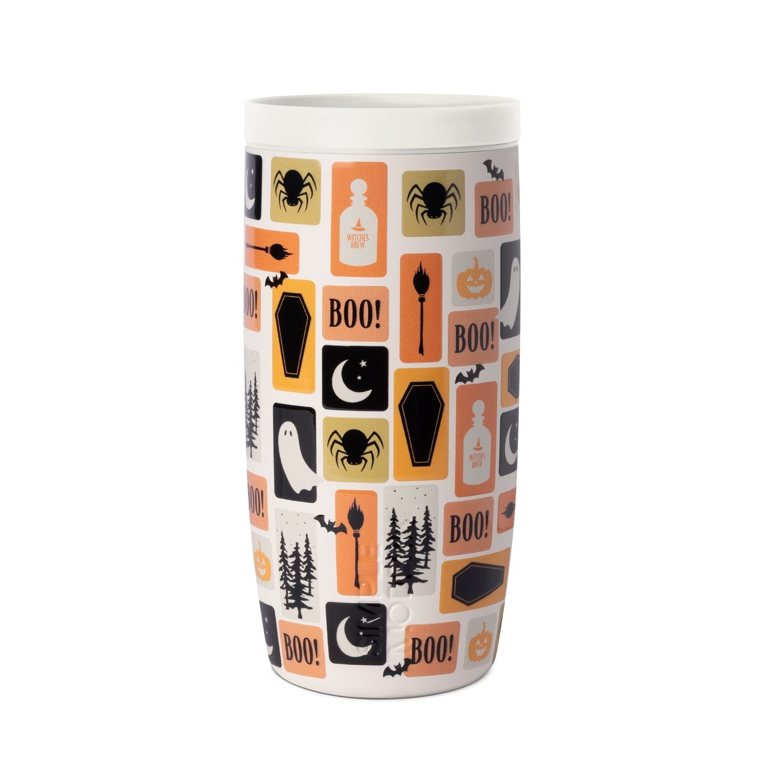 Voyager Tumbler - Signature - 16oz / Spooky Stamps on Cream